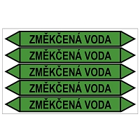 Značení potrubí, změkčená voda